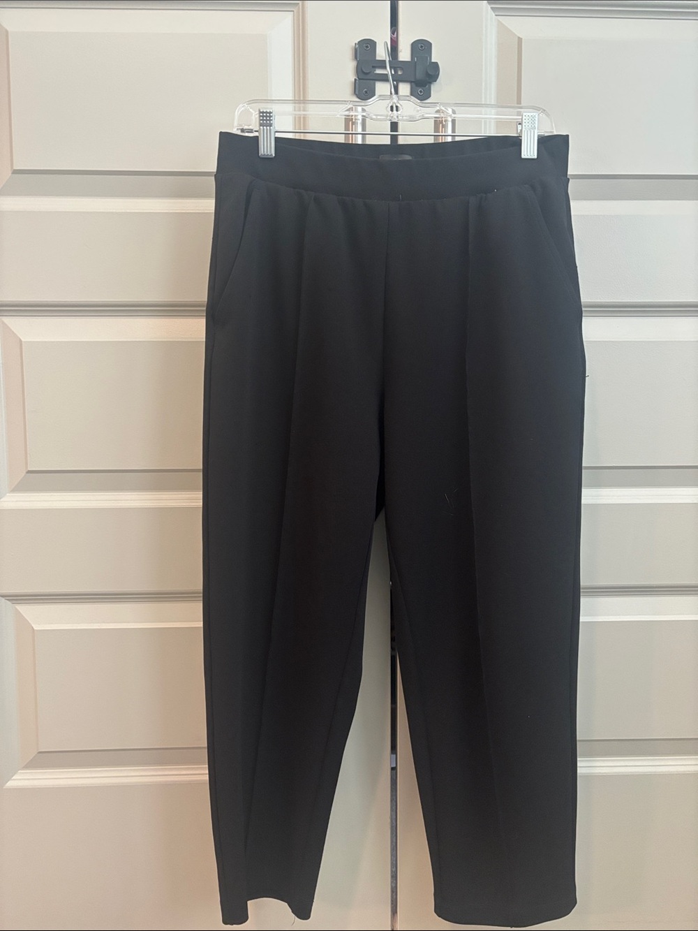 Black Dress Pants - Classic Straight Fit (stretchy waist)